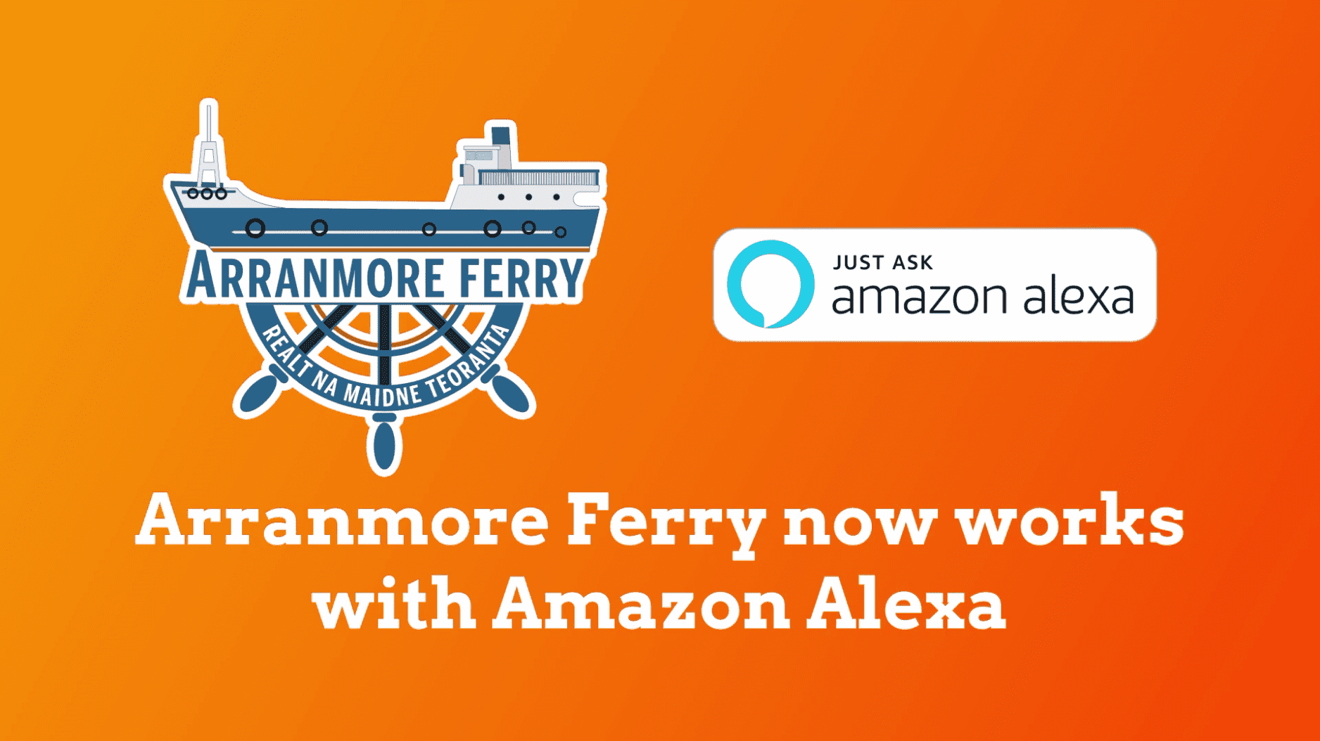 Ask Alexa for Arranmore Ferry