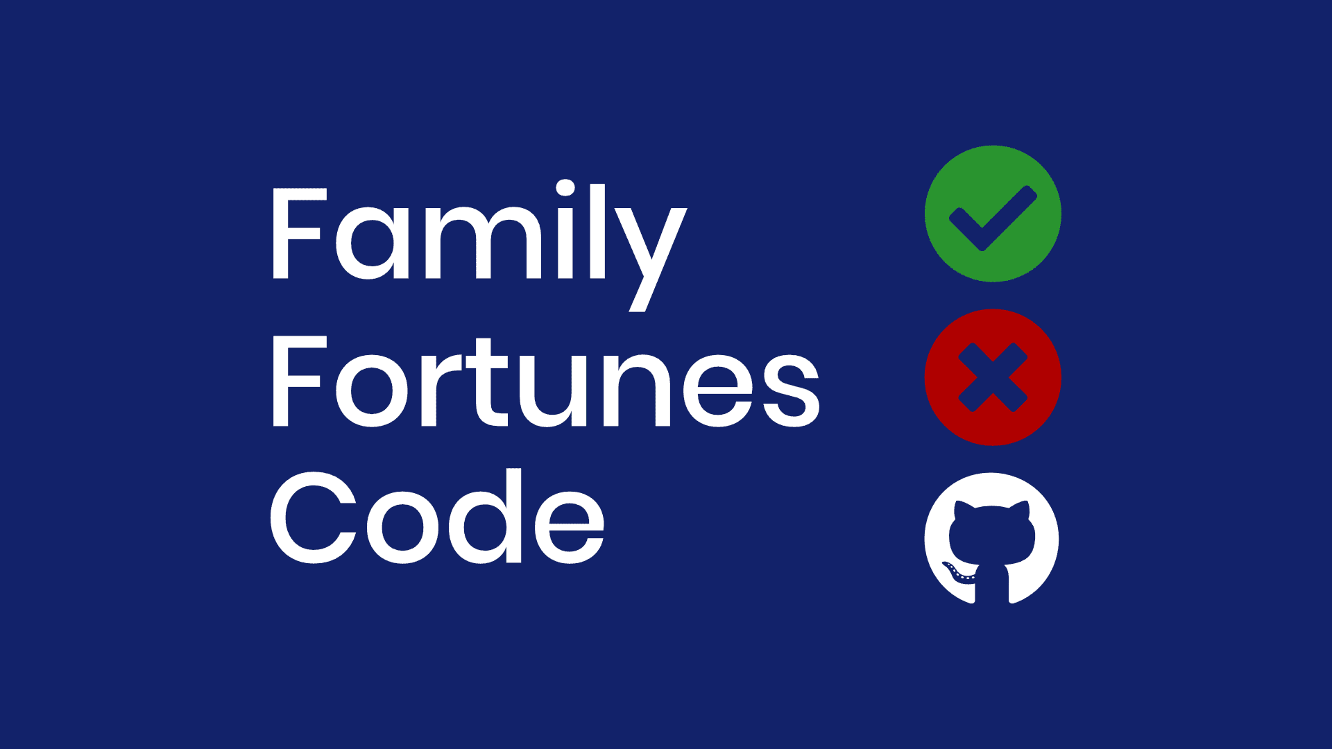 Family Fortunes Style Game