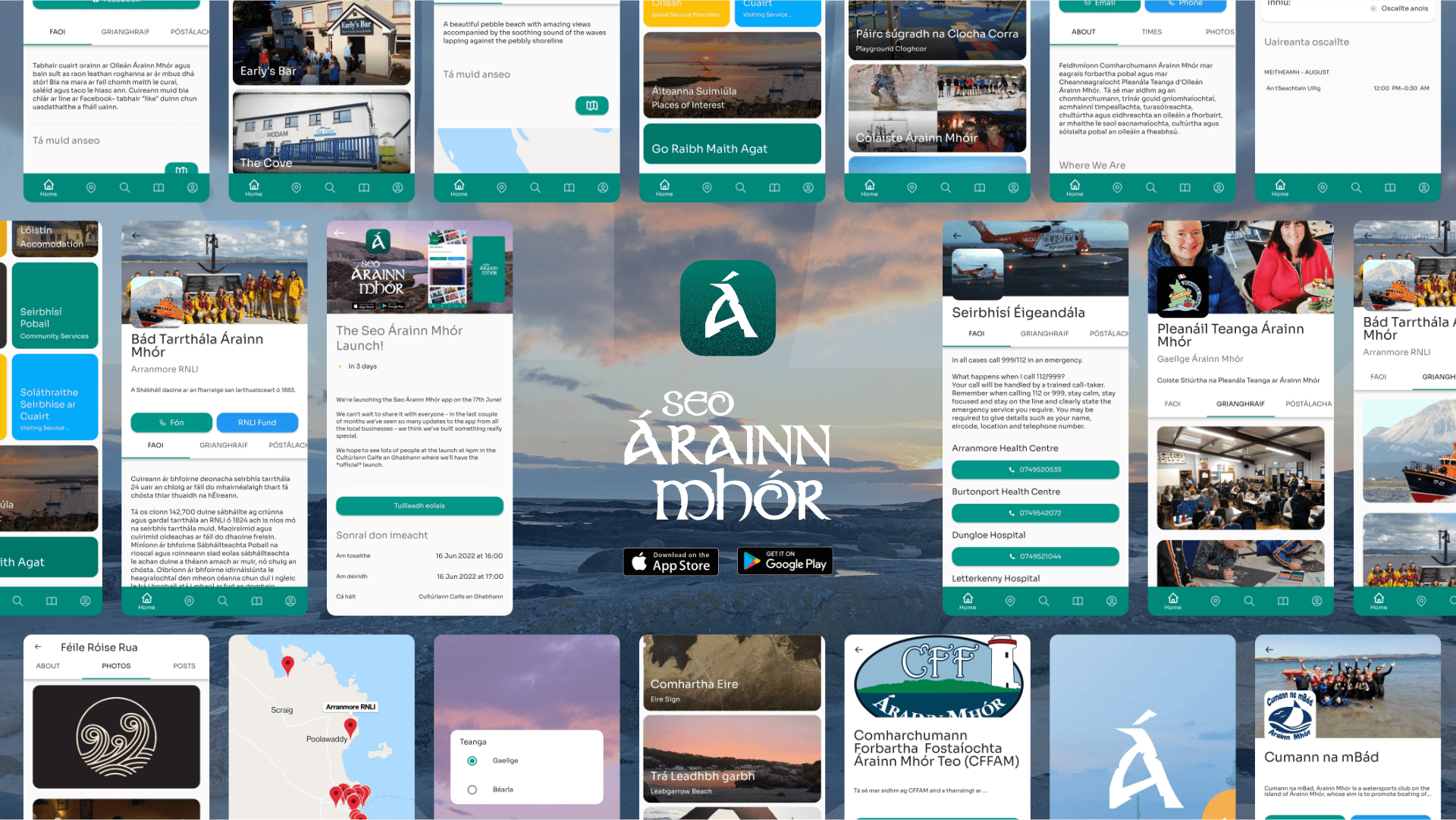 Seo Árainn Mhór App Screenshots