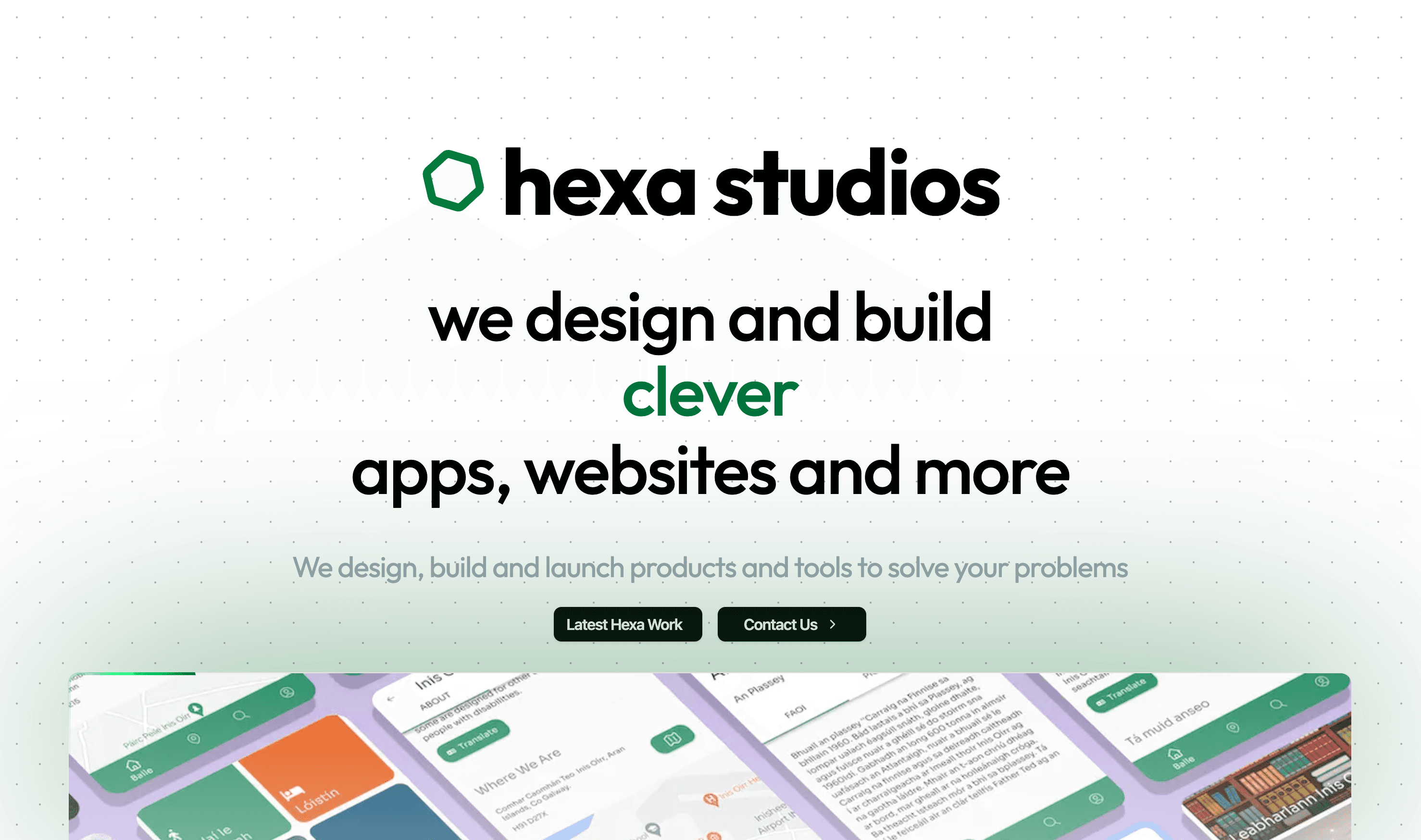 Hexa Studios Website Update